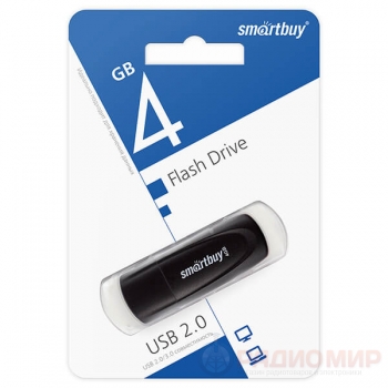 USB 2.0 флеш накопитель 4Гб SmartBuy Scout